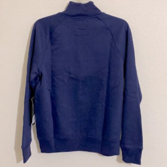 NFL Team Apparel Women’s LA RAMS OTS Fleece 1/4 Zip Foil Sweatshirt Size L - Picture 3 of 7